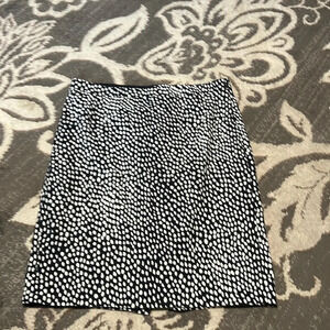 J crew skirt. Like new. Size 8. Blue and white. Lined. Zips in back.